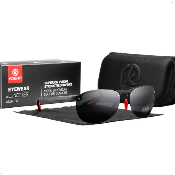 Lente De Sol Aviador Kdeam Polarizado Proteccion Uv 400