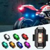 Luces Estroboscópicas Led Inalámbricas 7 Colores Recargable Carga Usb
