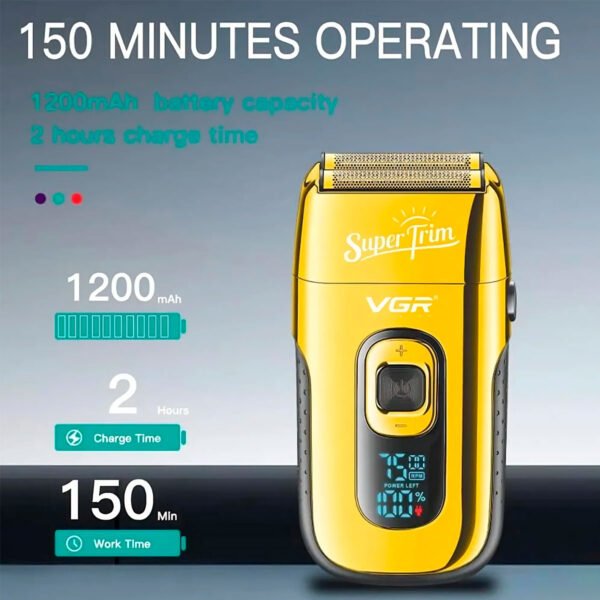 Maquina Afeitador Shaver VGR V 332 Dorado (4) Maquina Shaver Vgr V-332 Afeitadora Super Trim