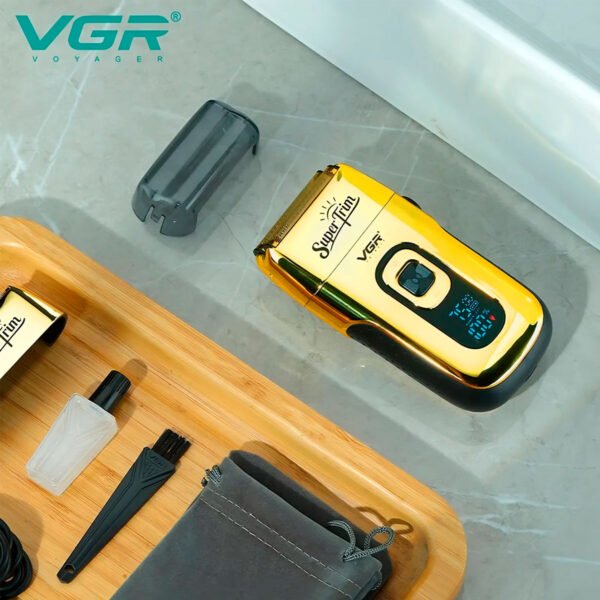 Maquina Afeitador Shaver VGR V 332 Dorado (5) Maquina Shaver Vgr V-332 Afeitadora Super Trim