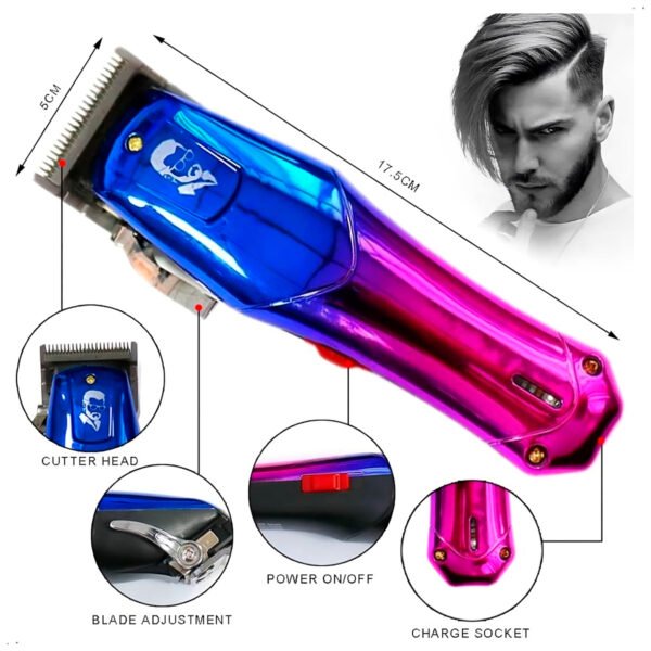 Maquina Corte Cabello Profesional Kemei Km 1218 Inalambrico