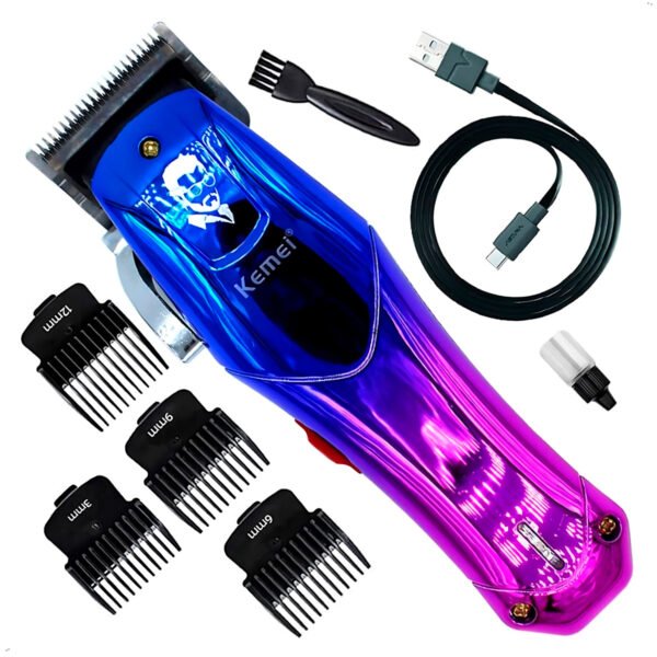 Maquina Corte Cabello Profesional Kemei Km 1218 Inalambrico