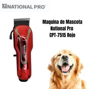 Maquina Cortar Pelo National Pro Para Mascotas Con Accesorio