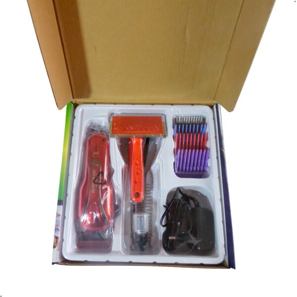 Maquina Cortar Pelo National Pro Para Mascotas Con Accesorio