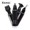 Rasuradora Afeitador Nasal Eléctrica Recargable Kemei KM 6630 Kit 4 En 1