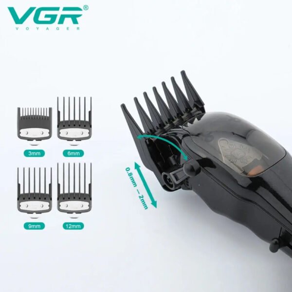 Maquina Inalambrica VGR V 653 Cabello (12) Maquina Cortar Cabello Pelo Vgr V-653 Inalambrico