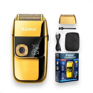 Afeitadora Kemei KM 2028 Pantalla Digital Recargable Profesional
