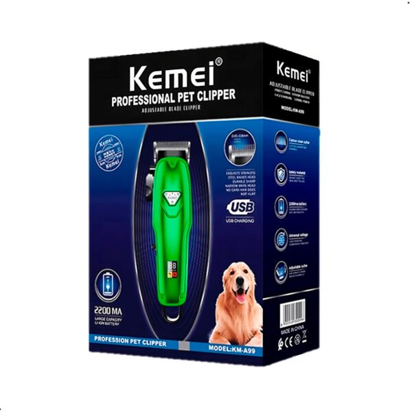 Máquina de Mascota Kemei Inalambrica KM A99 pantalla digital