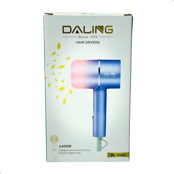 Mini Secadora para Cabello Daling 3022 Lila Premium compacto (4) Secadora De Cabello Daling Dl-3022 Aire Caliente Frio
