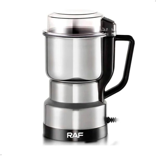 Molinillo eléctrico de acero inoxidable, versátil para granos de café, granos secos, especias y más. RAF R7132 300w (7) Molinillo Marca Raf R7132 8 Aspas De 300w Para Cafe Granos