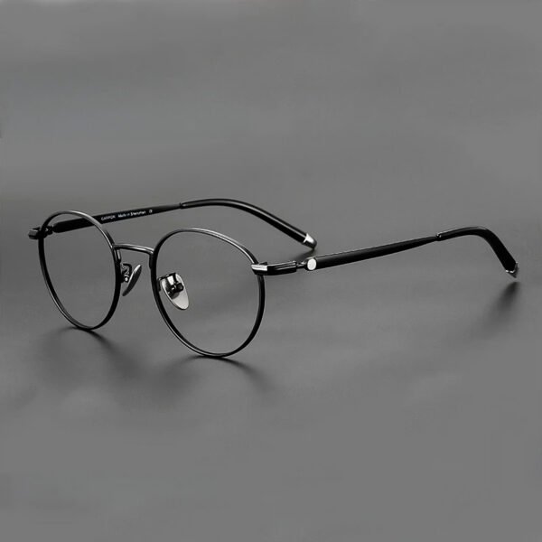 Montura Lentes de titanio Firada Montura Negro (2) Monturas Medida Optica Ligero Varilla De Titanio Unisex
