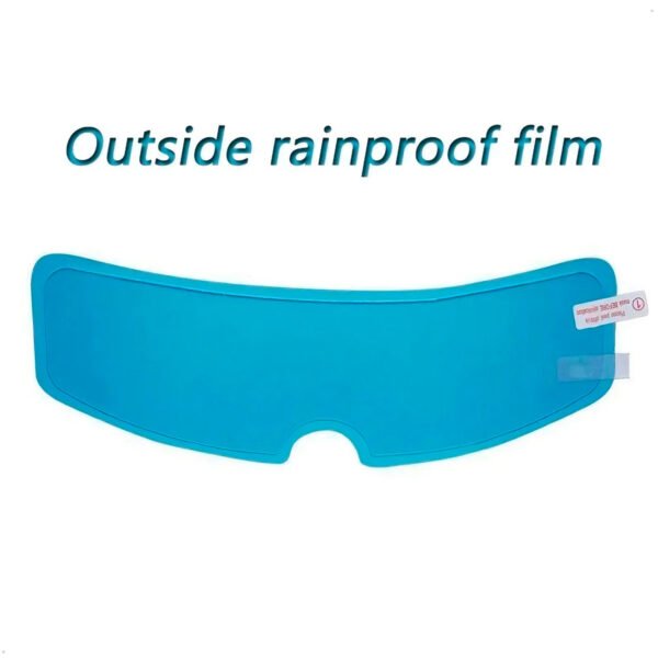Película de parche transparente Universal para casco de motocicleta, película adhesiva de recubrimiento Nano duradero, antivaho y lluvia, Motocross, nuevo (1) Visor Mica Casco Motociclista Antiempaño Antilluvia