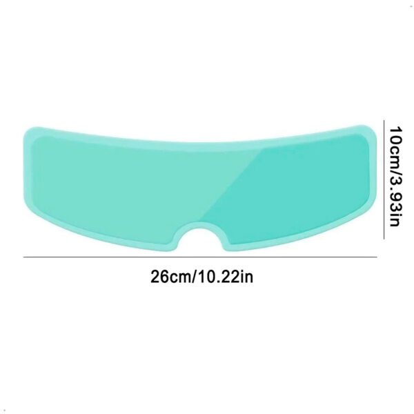 Película de parche transparente Universal para casco de motocicleta, película adhesiva de recubrimiento Nano duradero, antivaho y lluvia, Motocross, nuevo (7) Visor Mica Casco Motociclista Antiempaño Antilluvia