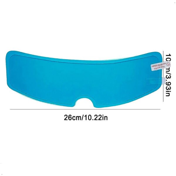 Película de parche transparente Universal para casco de motocicleta, película adhesiva de recubrimiento Nano duradero, antivaho y lluvia, Motocross, nuevo (9) Visor Mica Casco Motociclista Antiempaño Antilluvia