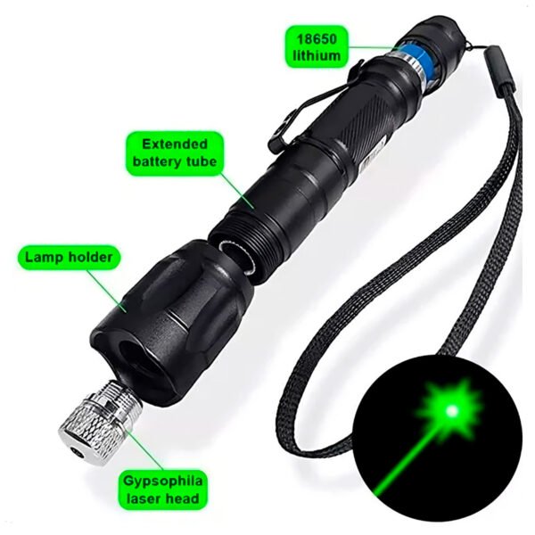 Puntero Laser Cafini Luz Verde Cn-l7199jg 2000 Metros