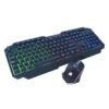 Combo Mouse Y Teclado Gamer Halion Spartan Ha-808c Negro