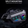 Auriculares Audifonos Micrófono Bluetooth Para Seisa MT-Y10 Casco de Moto