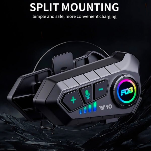 Auriculares Audifonos Micrófono Bluetooth Para Seisa MT-Y10 Casco de Moto