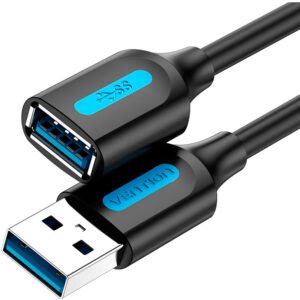 Cable De Extensión Vention Usb 3.0 Macho A Hembra 5 Gbps 3 M