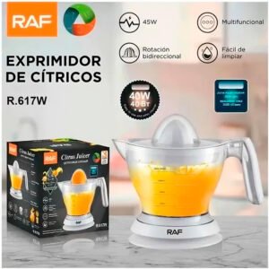 Exprimidores Eléctricos De Naranjas Raf R617w 1 Litro 60 / Hz