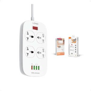 Ldnio - Regleta De 4 Tomas+1 Usb Qc3.0 + 3 Usb Normal Sc4407